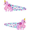 Κοκαλάκια Μαλλιών Ροζ Μονόκερος Lillifee,13110, spiegelburg, hair clips lillifee pink unicorn
