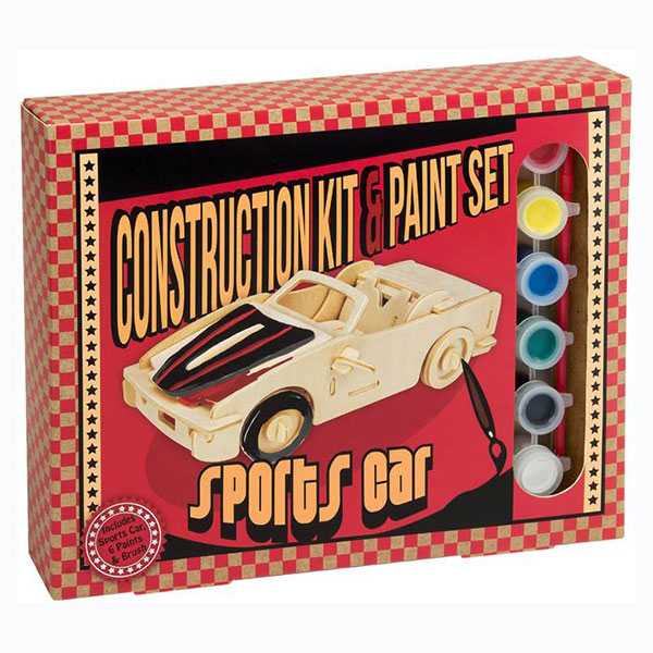 Ξύλινη Κατασκευή Sports Car Construction Kit & Paint Set, Μαθηματική Βιβλιοθήκη, mathimatiki vivliothiki, κατασκευές, παιδικές κατασκευές, παιδικες κατασκευες, κατασκευες για παιδια, χειροτεχνιες, παιχνιδια για αγορια, παιχνιδια για παιδια, παιδικα παιχνιδια, ξύλινα παιχνίδια, παιχνίδια, παιχνιδια, παιχνιδια για κοριτσια, σπαζοκεφαλιές, δωρα, δώρα, δώρο, δωρο, επιτραπεζια, εποχιακα, CP-2