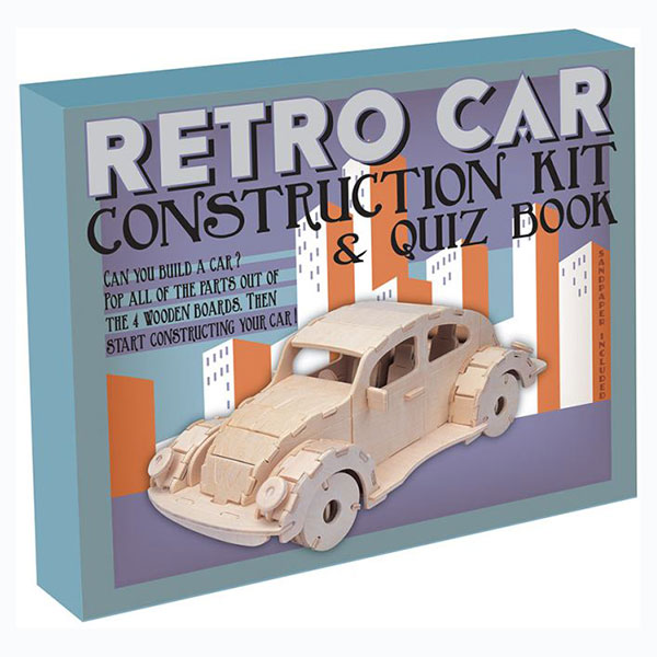 Ξύλινη Κατασκευή Retro Car Construction Kit & Quiz Book, Μαθηματική Βιβλιοθήκη, mathimatiki vivliothiki, κατασκευές, παιδικές κατασκευές, παιδικες κατασκευες, κατασκευες για παιδια, χειροτεχνιες, παιχνιδια για αγορια, παιχνιδια για παιδια, παιδικα παιχνιδια, ξύλινα παιχνίδια, παιχνίδια, παιχνιδια, παιχνιδια για κοριτσια, σπαζοκεφαλιές, δωρα, δώρα, δώρο, δωρο, επιτραπεζια, εποχιακα, CR-7
