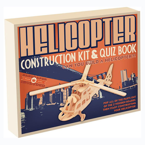 Ξύλινη Κατασκευή Helicopter Construction Kit & Quiz Book, Μαθηματική Βιβλιοθήκη, mathimatiki vivliothiki, κατασκευές, παιδικές κατασκευές, παιδικες κατασκευες, κατασκευες για παιδια, χειροτεχνιες, παιχνιδια για αγορια, παιχνιδια για παιδια, παιδικα παιχνιδια, ξύλινα παιχνίδια, παιχνίδια, παιχνιδια, παιχνιδια για κοριτσια, σπαζοκεφαλιές, δωρα, δώρα, δώρο, δωρο, επιτραπεζια, εποχιακα, CR-5