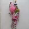 Πασχαλινή Λαμπάδα Πριγκίπισσα - Βατραχάκι σε χωνί με Pom Pom (Ροζ)