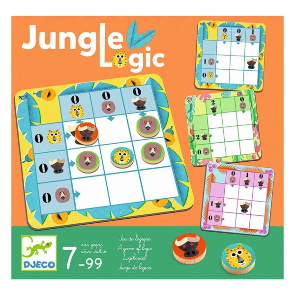 Djeco Παιχνίδι λογικής 'Τα ζώα της ζούγκλας' 08450
