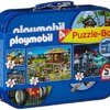 Παζλ - Playmobil -Μεταλλικό Βαλιτσάκι- 2 x 60 / 2 x 100 Κωδ. 55599