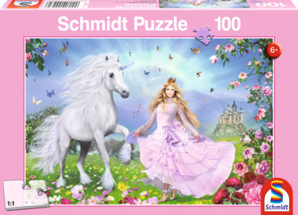Puzzle Schmidt - Η Πριγκίπισσα των Μονόκερων - 100 τμχ. Κωδ. 55565