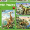 Puzzle Schmidt 'Δεινόσαυροι' 3 x 48 τμχ. Κωδ. 56202