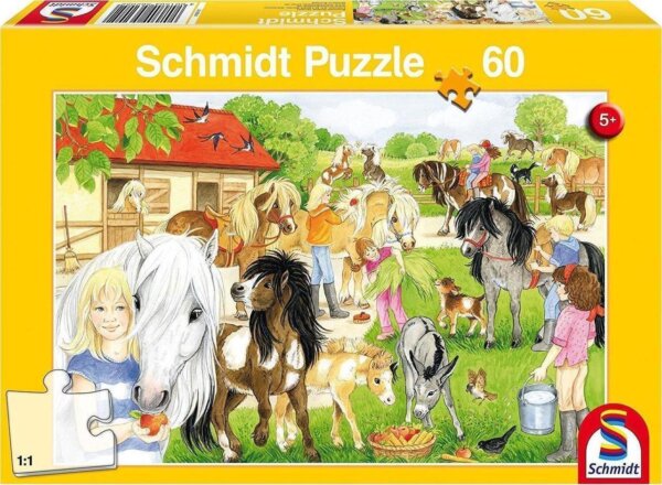 Puzzle Schmidt - Βόλτα στους Στάβλους' 60 τμχ. Κωδ. 56205