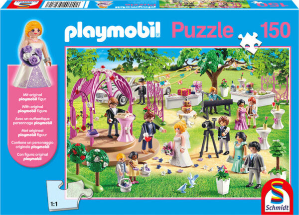 Puzzle Schmidt – Playmobil Γάμος με Φιγούρα – 150 τμχ. Κωδ. 56271