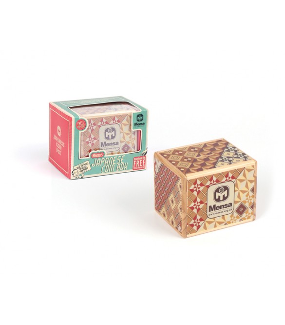 ΓΡΙΦΟΣ ΞΥΛΙΝΟΣ MENSA JAPANESE COIN BOX PUZZLE IQ-1058