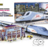 PEQUETREN Pequetren730 High Speed Talgo 350 Model Train with Station and Detours