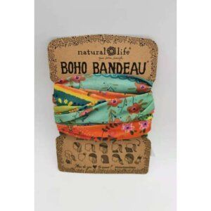 Boho Bandeau Orange/Green Borders - NATURAL LIFE - 58940