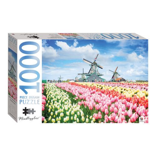 Dutch Windmills, Holland, Netherlands -Hinkler Puzzle 1000pcs -MJ-17
