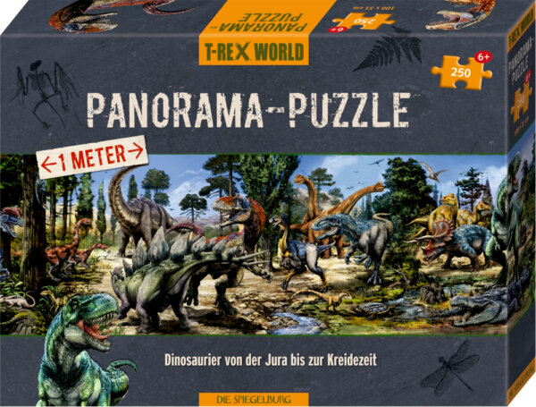 Panorama-Puzzle T-Rex World (250 τμχ) 'die Spiegelburg' cop-17548