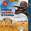 Μεγάλο σετ ανασκαφών για προχωρημένους αρχαιολόγους και λάτρεις των δεινοσαύρων. Με σκελετό Triceratops 11 τμημάτων σε ογκόλιθο, προστατευτικά γυαλιά, μεταλλικό σφυρί, μεταλλική σπάτουλα, βούρτσα και οδηγίες. Σύσταση ηλικίας: από 6 ετών Διαστάσεις / βάρος / περιεχόμενο: περίπου 24 x 11 x 8 cm Επεξεργασία: Κατασκευασμένο από πλαστικό.