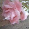 Πασχαλινή Λαμπάδα Μεγάλο Τριαντάφυλλο σομόν-ροζ Κωδ. 1784-3