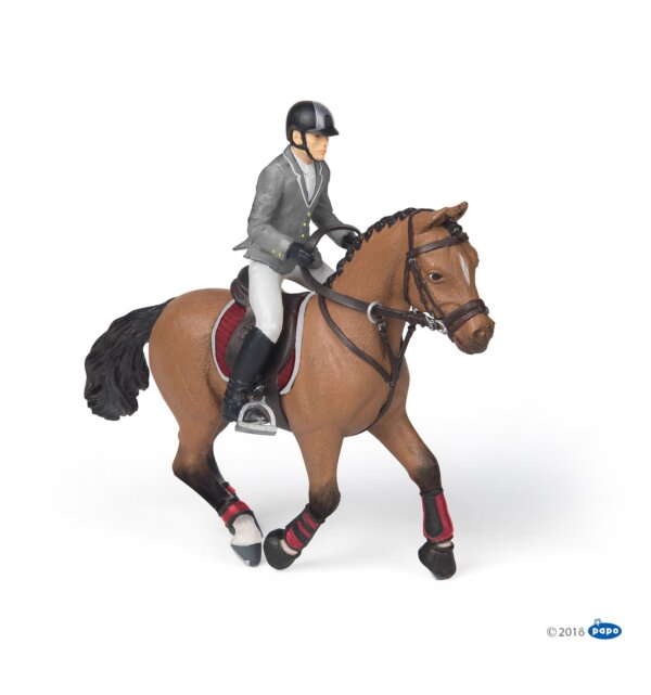 Φιγούρα Papo 'Competition Horse with rider' 51561