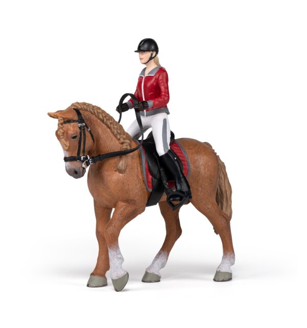 Papo Φιγούρα ‘Walking Horse with riding girl’ 51564