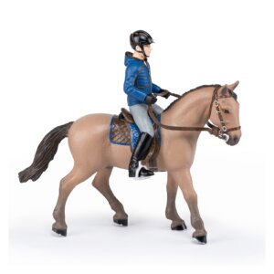 Papo Φιγούρα ‘Walking Horse with male rider’ 51565