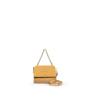 US Polo Assn. Τσάντα χειρός με αλυσίδα 21x8.5x16cm σειρά Stanford Mustard Κωδικός Προϊόντος: BEUSS5928WVP302