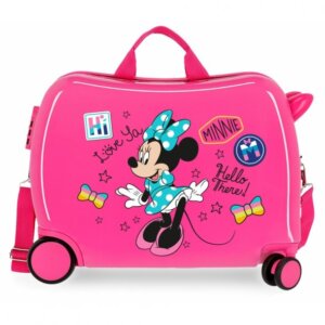 Disney Βαλίτσα 38x50x20cm ABS Minnie Hello Pink Κωδικός Προϊόντος: 2569862