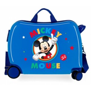 Disney Βαλίτσα 38x50x20cm ABS Mickey Circle Blue Κωδικός Προϊόντος: 2039821