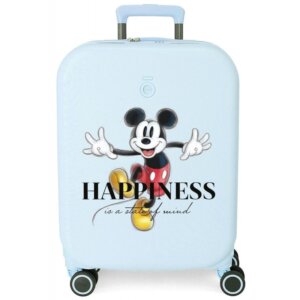 Disney Βαλίτσα καμπίνας παιδική 55x40x20cm σειρά Happiness Mickey Turquoise Κωδικός Προϊόντος: 3668621