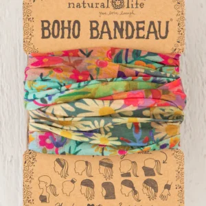 Full Boho Bandeau Headband - Wildflower Border 66912