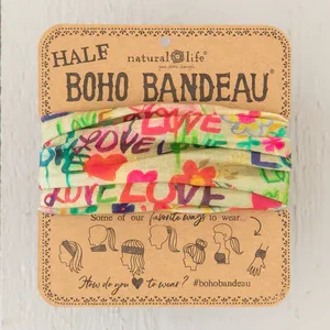 Half Boho Bandeau Headband - LOVE 66919