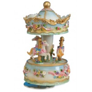 14139 Spieluhrenwelt Carousel Λουλούδια 14 cm