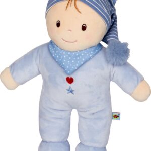 Κούκλα αγκαλιάς, γαλάζιο - BabyGlück 'die Spiegelburg' 24x28cm 18589