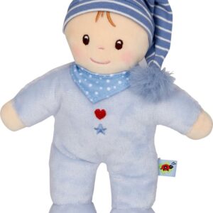 Κούκλα αγκαλιάς μικρή γαλάζια– BabyGlück ‘die Spiegelburg’ 15x18cm 18731