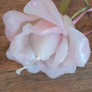 Πασχαλινή Λαμπάδα Τριαντάφυλλο μικρό ροζ 1786Α