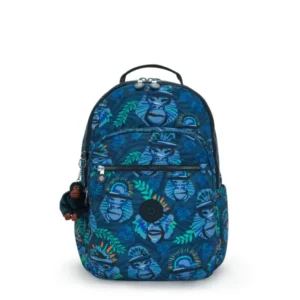 Kipling Σακίδιο πλάτης γιKipling Σακίδιο πλάτης Seoul S Blue Monkey Fun I5357-8HJα laptop 15'' Seoul Blue Monkey Fun I5816-8HJ